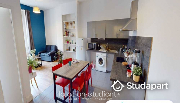 Colocation �tudiante Studio &agrave; Lyon 3�me arrondissement (69003)