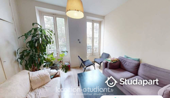 Colocation �tudiante Studio &agrave; Lyon 3�me arrondissement (69003)