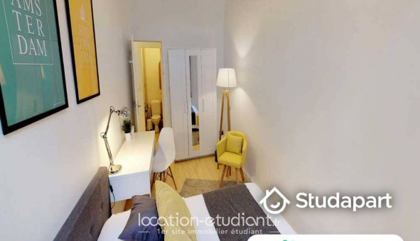 Colocation �tudiante Studio &agrave; Lyon 3�me arrondissement (69003)