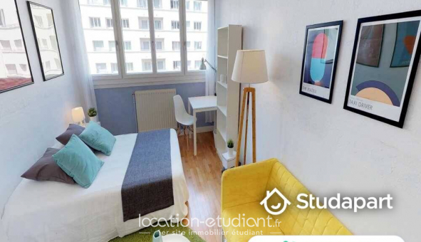 Colocation �tudiante Studio &agrave; Lyon 3�me arrondissement (69003)