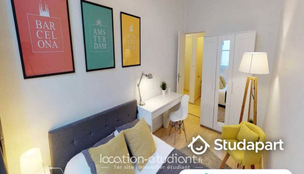 Colocation �tudiante Studio &agrave; Lyon 3�me arrondissement (69003)
