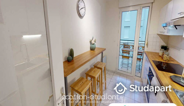 Colocation �tudiante Studio &agrave; Lyon 3�me arrondissement (69003)