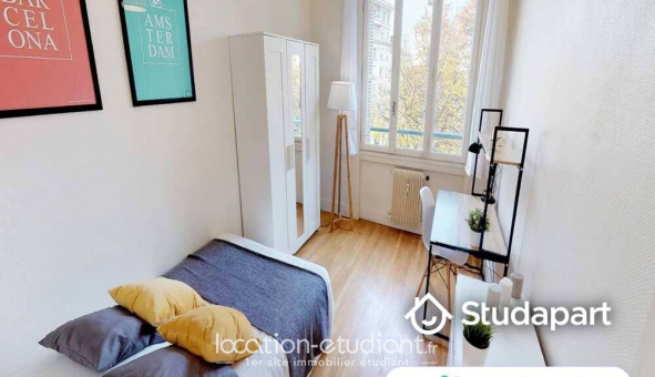 Colocation �tudiante Studio &agrave; Lyon 3�me arrondissement (69003)