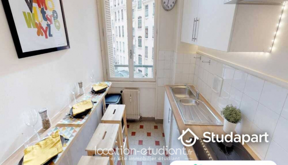 Colocation �tudiante Studio &agrave; Lyon 3�me arrondissement (69003)