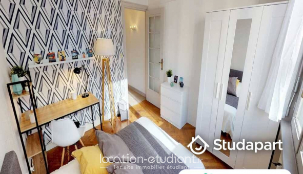 Colocation �tudiante Studio &agrave; Lyon 3�me arrondissement (69003)