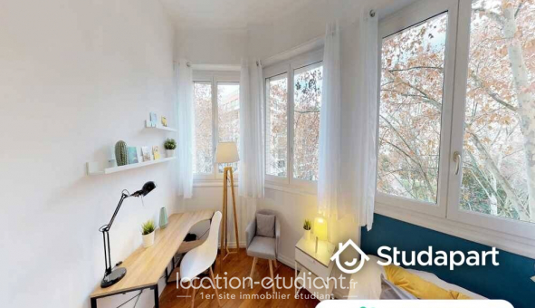 Colocation �tudiante Studio &agrave; Lyon 3�me arrondissement (69003)