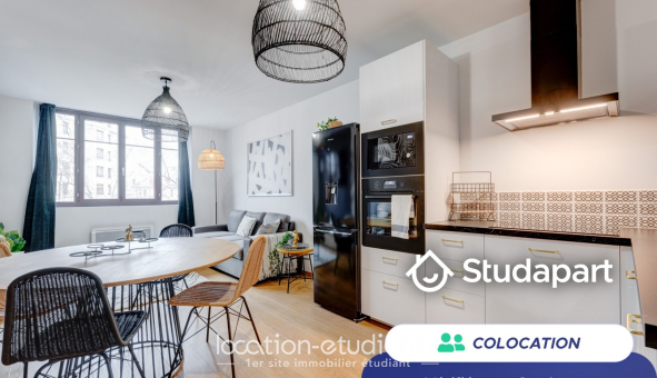 Colocation �tudiante T4 &agrave; Lyon 3�me arrondissement (69003)