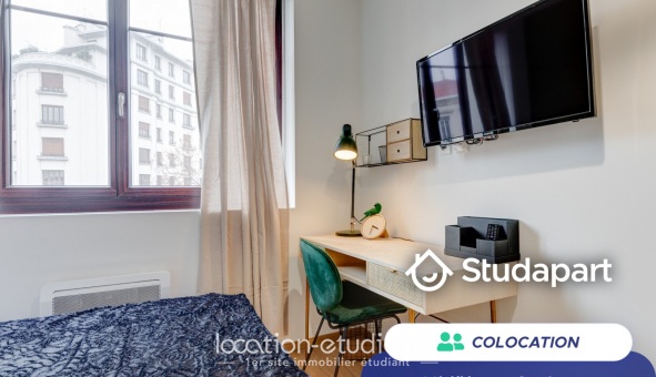 Colocation �tudiante T4 &agrave; Lyon 3�me arrondissement (69003)
