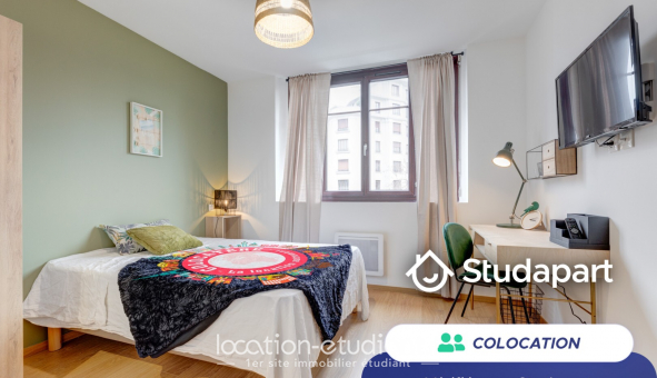 Colocation �tudiante T4 &agrave; Lyon 3�me arrondissement (69003)