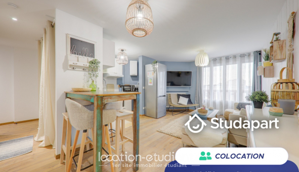 Colocation tudiante T4 à Lyon 3me arrondissement (69003)