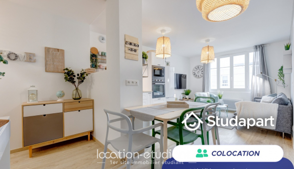 Colocation �tudiante T4 &agrave; Lyon 3�me arrondissement (69003)