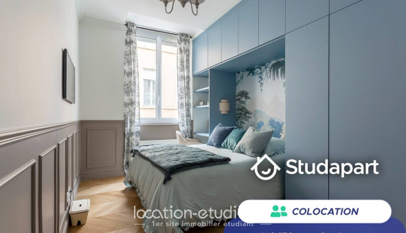 Colocation tudiante Studio à Lyon 6me arrondissement (69006)