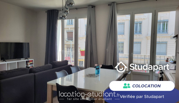 Colocation tudiante Studio à Lyon 6me arrondissement (69006)