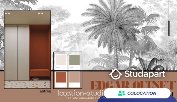 Colocation tudiante Studio à Lyon 6me arrondissement (69006)