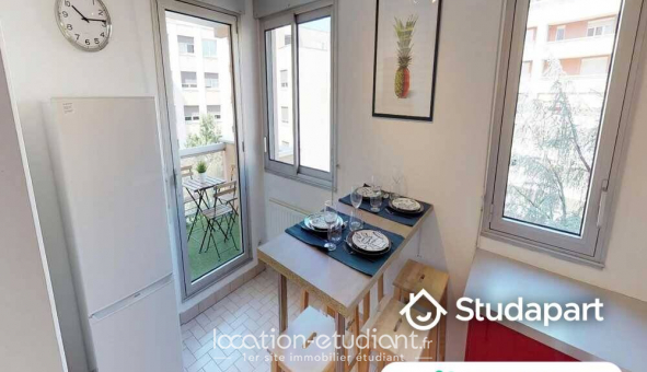 Colocation �tudiante Studio &agrave; Lyon 6�me arrondissement (69006)
