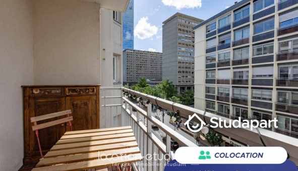 Colocation �tudiante Studio &agrave; Lyon 6�me arrondissement (69006)