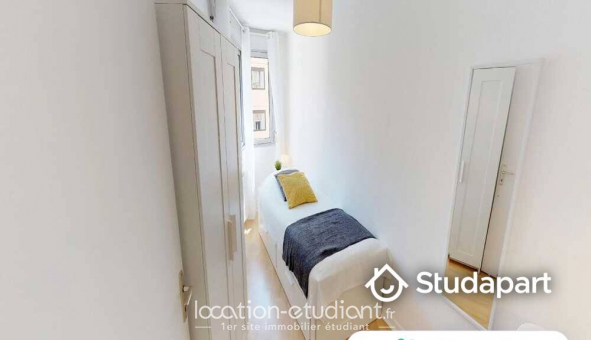 Colocation �tudiante Studio &agrave; Lyon 6�me arrondissement (69006)