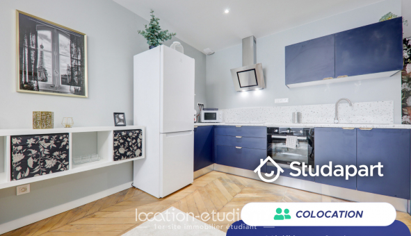 Colocation �tudiante T4 &agrave; Lyon 6�me arrondissement (69006)