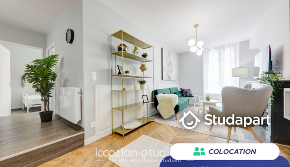 Colocation �tudiante T4 &agrave; Lyon 6�me arrondissement (69006)