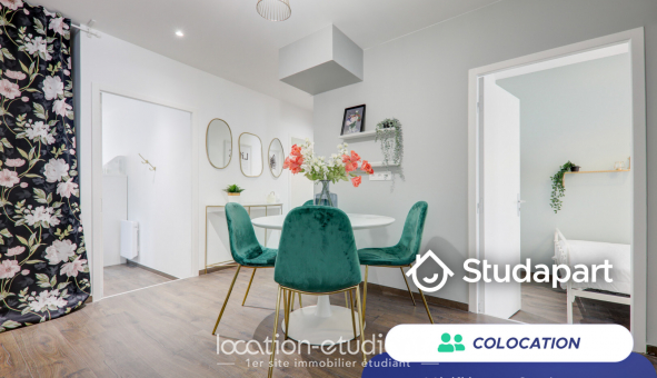 Colocation �tudiante T4 &agrave; Lyon 6�me arrondissement (69006)