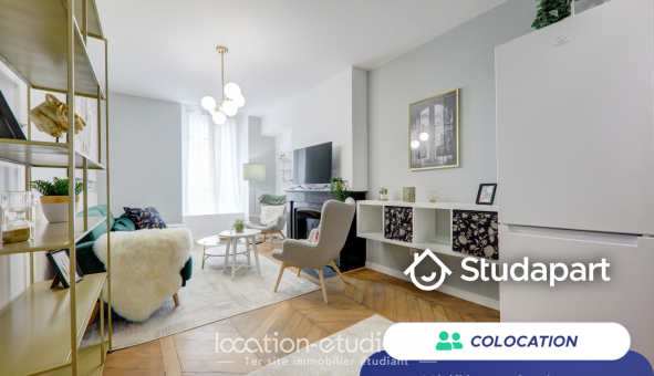 Colocation �tudiante T4 &agrave; Lyon 6�me arrondissement (69006)