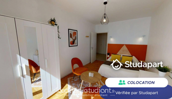 Colocation étudiante Chambre dans une colocation de 11m2