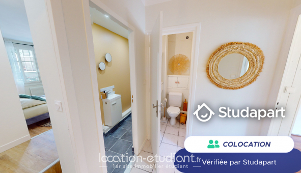 Colocation tudiante Studio à Lyon 7me arrondissement (69007)