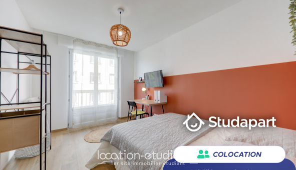 Colocation tudiante Studio à Lyon 7me arrondissement (69007)