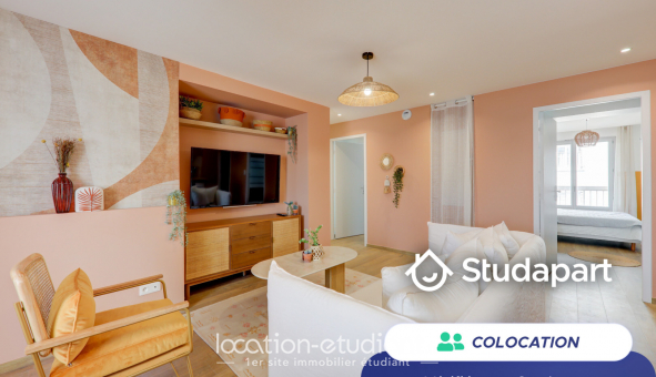 Colocation tudiante Studio à Lyon 7me arrondissement (69007)