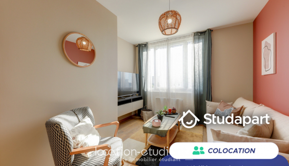 Colocation tudiante Studio à Lyon 7me arrondissement (69007)