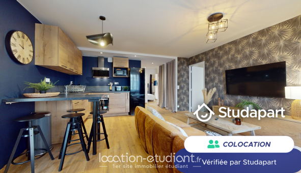 Colocation �tudiante Studio &agrave; Lyon 7�me arrondissement (69007)