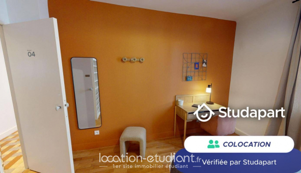 Colocation tudiante Studio à Lyon 7me arrondissement (69007)
