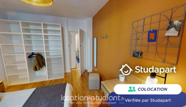 Colocation tudiante Studio à Lyon 7me arrondissement (69007)