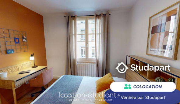Colocation tudiante Studio à Lyon 7me arrondissement (69007)