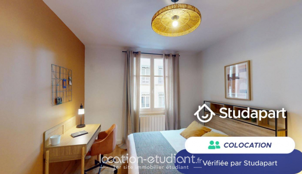 Colocation tudiante Studio à Lyon 7me arrondissement (69007)