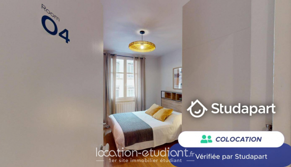 Colocation tudiante Studio à Lyon 7me arrondissement (69007)