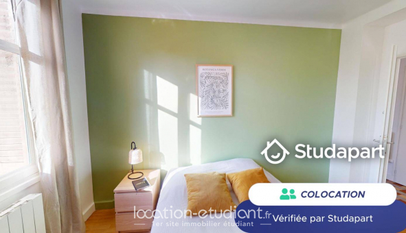 Colocation tudiante Studio à Lyon 7me arrondissement (69007)
