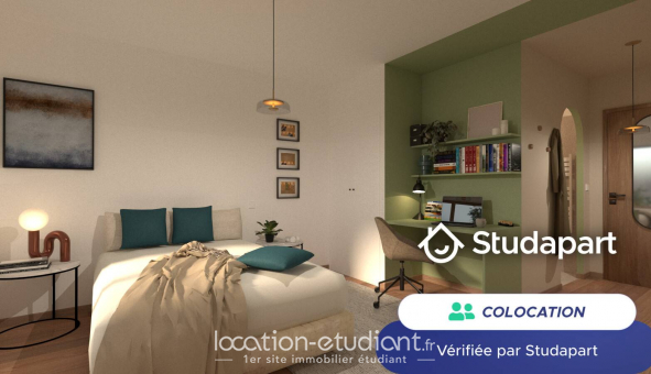 Colocation tudiante Studio à Lyon 7me arrondissement (69007)