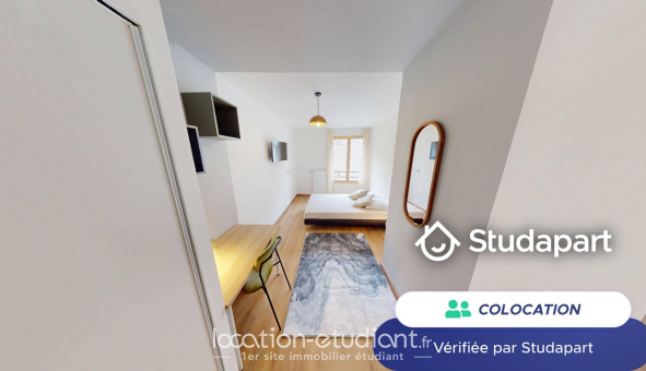 Colocation �tudiante Studio &agrave; Lyon 7�me arrondissement (69007)