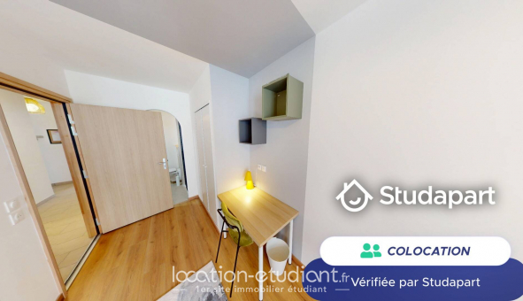 Colocation �tudiante Studio &agrave; Lyon 7�me arrondissement (69007)