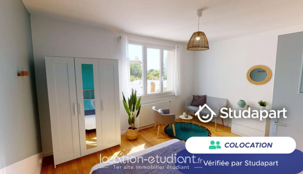 Colocation tudiante Studio à Lyon 7me arrondissement (69007)