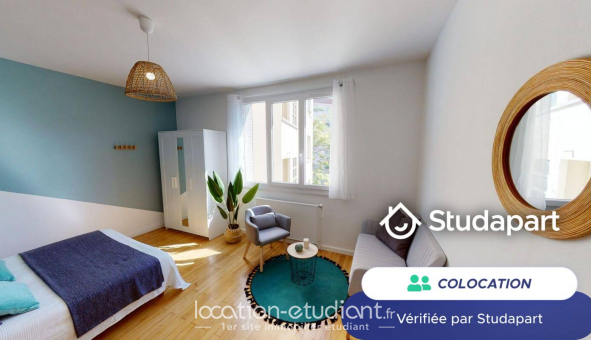 Colocation tudiante Studio à Lyon 7me arrondissement (69007)