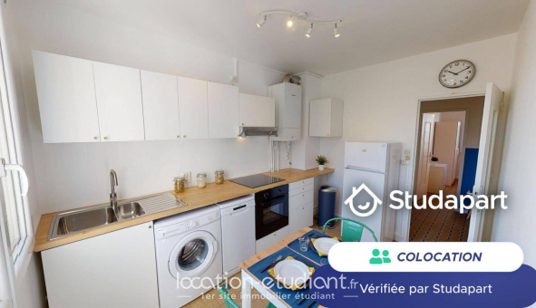 Colocation tudiante Studio à Lyon 7me arrondissement (69007)