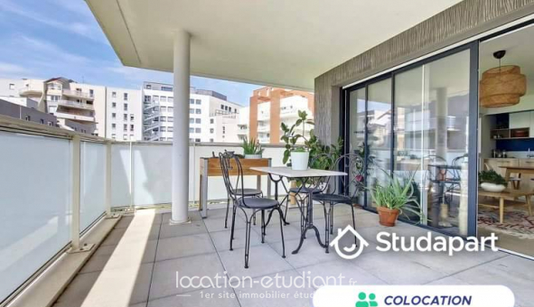 Colocation tudiante Studio à Lyon 7me arrondissement (69007)