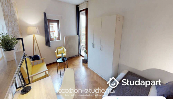 Colocation tudiante Studio à Lyon 7me arrondissement (69007)