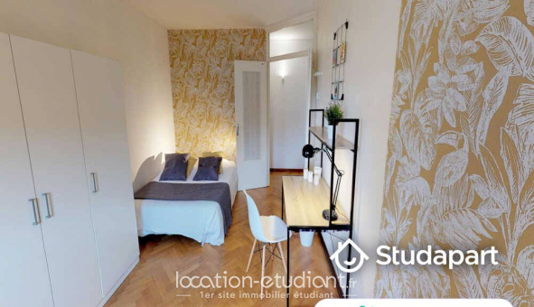 Colocation tudiante Studio à Lyon 7me arrondissement (69007)