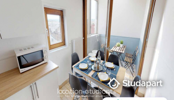 Colocation tudiante Studio à Lyon 7me arrondissement (69007)