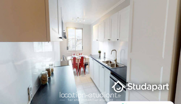 Colocation tudiante Studio à Lyon 7me arrondissement (69007)