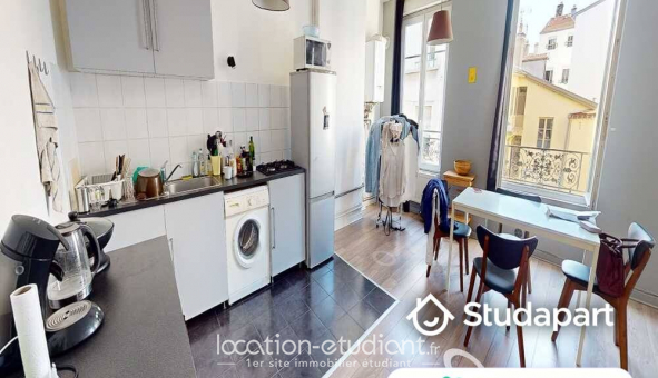 Colocation tudiante Studio à Lyon 7me arrondissement (69007)