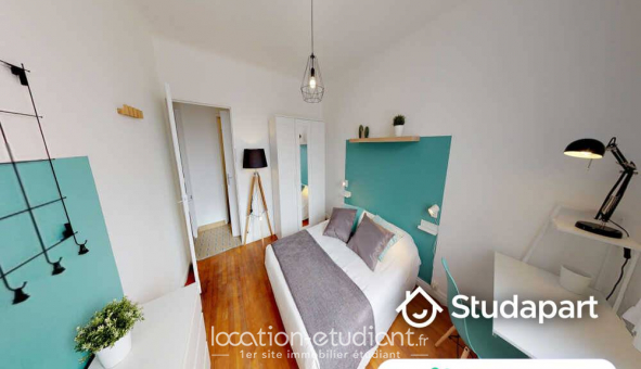 Colocation tudiante Studio à Lyon 7me arrondissement (69007)